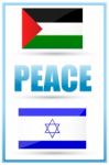 Peace Between Israel and Palestine Stock Photo