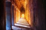 The Monks In Angkor Wat, Siam Reap, Cambodia Stock Photo