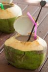 Coconut Water Drink Stock Photo