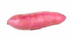 Sweet Potato Isolated On The White Background Stock Photo