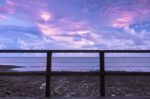 Woody Point Jetty At Sunset Stock Photo