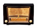 Retro Radio Stock Photo