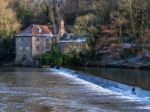 Durham, County Durham/uk - January 19 : View Of A House On The B Stock Photo