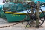 By The Slipway At Bude Harbour Stock Photo