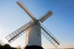 Clayton, East Sussex/uk - January 3 : Jill Windmill On A Winter' Stock Photo