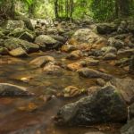 Natural Bridge Creek Stock Photo