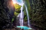 Madakaripura Waterfall Is The Tallest Waterfall In Java And The Second Tallest Waterfall In Indonesia Stock Photo