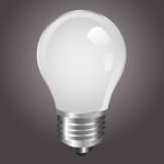 White Bulb Stock Photo