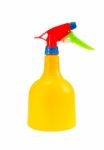 Plastic Foggy Spray Bottle Stock Photo