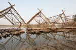 Hut Structure Construction Stock Photo