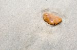 Selective Focus On Foreground Rocks Stock Photo