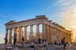 The Acropolis Of Athens Stock Photo