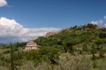 Montepulciano, Tuscany/italy - May 17 : View Of San Biagio Churc Stock Photo