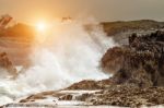 Crashing Waves Stock Photo