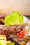 Grilled Beef Filet Mignon Stock Photo