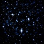 Bright Star Background Stock Photo