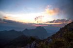 Sunset At Doi Laung Chiang Dao-thailand Stock Photo