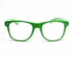 Green Glasses Stock Photo