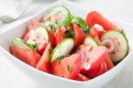 Tomato Salad Stock Photo