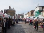 Faversham, Kent/uk - March 29 : View Of Street Market In Faversh Stock Photo
