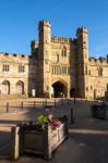 Battle, East Sussex/uk - June 30 : Evening Sun On Battle Abbey I Stock Photo