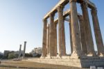 Temple Of Zeus In Athens Stock Photo