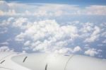 Beautiful Blue Sky With White Cloud Stock Photo