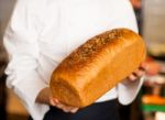 Freshly Baked Grain Bread Stock Photo