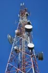 Telecommunication Tower Stock Photo