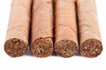 Closeup Of Cigar Texture Stock Photo