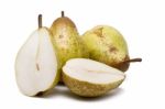 Fresh And Healthy Rock Pears Stock Photo