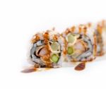 Fresh Sushi Choice Combination Assortment Selection Stock Photo