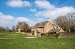 Picturesque Wyck Rissington Village In The Cotswolds Stock Photo