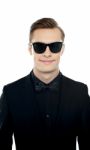 Handsome Man Wearing Sunglasses Stock Photo