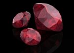 Citrine, Ruby Stock Photo