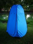 Bathroom Tents For Camper Wear Or Change Clothes Outdoor Stock Photo