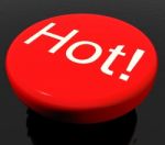 Hot Button Stock Photo