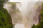 Victoria Falls In Zambia Stock Photo