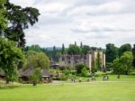 View Of Hever Castle And Grounds In Hever Kent Stock Photo