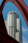 Los Angeles, California/usa - July 28 : Skyscraper In The Financ Stock Photo