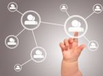 Social Network Concept Stock Photo