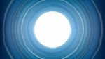 Abstract White Circle Technology On Blue Background Stock Photo