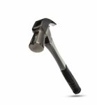 Upper View Of Iron Hammer On White Background Use For Home Worki Stock Photo