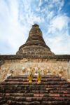 Unesco World Heritage Site Wat Chedi Si Hong In Sukhothai Stock Photo