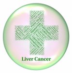 Liver Cancer Represents Poor Health And Attack Stock Photo