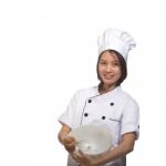 Female Cook Stock Photo