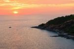 Sunset Over The Andaman Sea Stock Photo