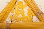 Bunch Of Italian Pasta Type Stock Photo