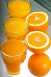 Fresh Orange Juice Stock Photo