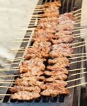 Grilled Pork Stock Photo